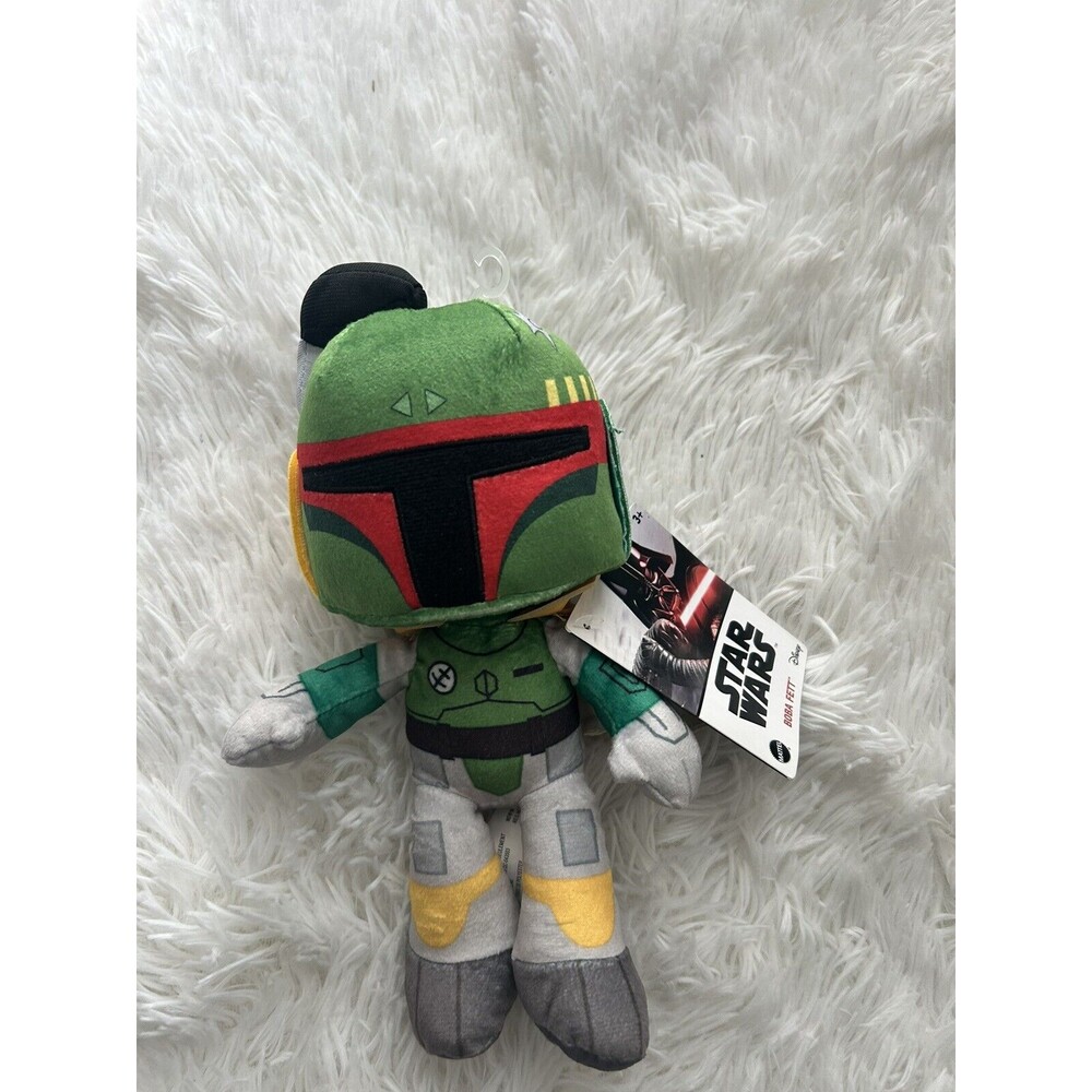 New STAR WARS Boba Fett Green Plush Toy